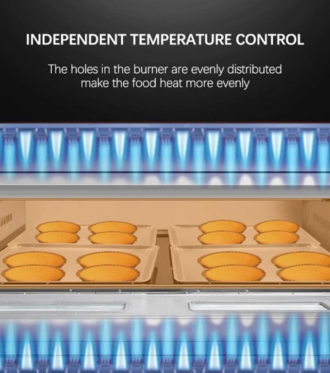 Computer Board Gas Oven for Professional Baking Bakery Oven 0-400 ° C