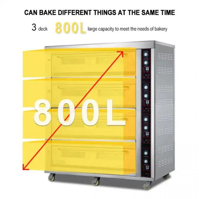 Computer Board Gas Oven for Professional Baking Bakery Oven 0-400 ° C